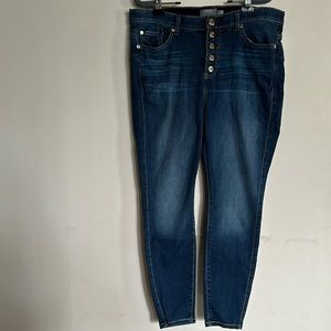Torrid bombshell skinny jeans size 16S